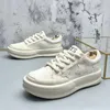 Wedding Designers feestkleding klassieks mode ademende canvas veter casual sneakers round teen dikke bodem vrije tijd wandelende loafers w31 1941