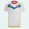 2024 2025 Camiseta Venezuela Futebol Jerseys Kids Kit 24/25 Seleção Nacional Camisa de Futebol Homens Home Vermelho Fora Branco Camisetas Copa América CORDOVA SOTELDO RINCON BELLO