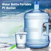 Bouteilles d'eau 575L bouteille de seau pure minérale portable PC ménage grande capacité avec poignée