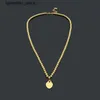 Pendant Necklaces Womens Peach Heart Ball Chain Necklace Designer Jewelry Goldsilverrose Bead Complete Brand As Wedding Christmas Gift L240311