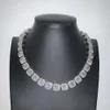 Foxi bijoux Ome Odm personnalisé hommes argent or Vvs Moissanite diamant blanc collier cubain