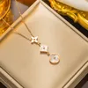 Fashion 4/ leaf clover pendant gold necklaces Silver rose gold Chain Classic street luxury Necklace Seiko High-end Jewelry Supply for girl gifts