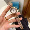 Moda luksusowa dama zegarek Rose Gold Top Designer 28 mm stal ze stali nierdzewnej Zespół dla kobiet zegarki na rękę dla damskiej kobiety urodziny walentynkowe prezent na Dzień Matki