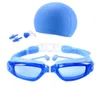 Lunettes de natation pour hommes et femmes, combinaison de natation HD, étanche, bonnet de natation, pince-nez, bouchons d'oreille, 2021, 9338792