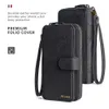 Samsung S20 Plus S10에 대한 고급 핸드백 지갑 가죽 전화 케이스 20 Ultra Note 10 Plus 케이스 카드 가방 1pc