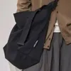 Bel çantaları tuval çantası siyah vahşi modaya uygun öğrenci Japon harajuku messenger omuz büyük kapasiteli kadınlar için crossbody299g