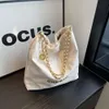 Shop For Online Sale Chain Bag for Womens 2024 New Fashion Letter Minimalist Commuting Small Crowd Bucket Big