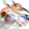 20ss Pilots Солнцезащитные очки с градиентом для мужчин и женщин со вспышками, дизайнерские поляризационные винтажные солнцезащитные очки для вождения UV400 6ye с чехлами2213