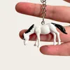 Keychains 1PCS Cute Horse Animal Keychain For Your Key Bag And Pouch DIY Decoration Kawaii Birthday Gifts Women Teen Girls