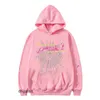 Heren hoodie sweatshirt Designer hoodie Nieuwe hemelsblauwe Sp5der hoodie Heren en dames Hiphop Young thug Spider hoodie wereldwijd Sweatshirt print jumper hoodie lichtblauw