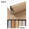 خلفيات حديثة ألوان صلبة الصلبة St Linen Wallpaper PVC PVC رمادي رمادي ورق جدار رول غرفة المعيشة