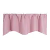 Curtain Solid Color Short Kitchen Window Valance Panel Read Made 51x18inch