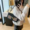 2024 NEW Women's Bag New Fashion Small Square Bag Crossbody Bag Handbag color black/white/red/green/yellow/Brow