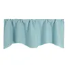 Curtain Solid Color Short Kitchen Window Valance Panel Read Made 51x18inch