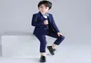 Set di matrimoni neri nuovi ragazzi bambini Prom Formale Formale Blue Tuxedo Suit 3 PCSSET COOTVESTPANTS3252026