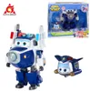 Super Wings 2Pack Set 5inches Transforming Supercharged Paul Super Pet Paulairplane Robot Action Figures Kid Toy Birthday Present 229013995