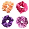 Grampos de cabelo 1-4pcs acessórios na moda duráveis laços coloridos para mulheres cetim tecido hairband -venda
