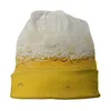ベレット面白いビールデザイン1ユニセックスボンネットウィンターヒップホップダブルレイヤー男性のための薄い帽子