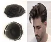 Peruca de cabelo humano, renda completa, sistema de substituição para homens, todas as rendas suíças, durável, respirável, 8x10, cabelo marrom masculino ha5847478