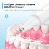 Dental Calculus Remover Electric Ultrasonic Teeth Irrigator Water Flosser Oral Tooth Tartar Removal Plaque Stains Cleaner 240219