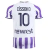 23 24 Toulouse 축구 셔츠 세 번째 Donnum Dallinga Nicolaisen Home Maillot de Foot 2023 2024 Mens Jersey 축구 셔츠 유니폼 Cissoko Onaiwu Chaibi Aboukhlhl