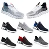 Wandelschoenen Nieuwe vrouwen Running Men Flat Shoes Soft Sole Fashion White Black Pink Bule Comfortabele sport D2-220