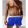 Męskie spodenki Summer Squywear Men Y Fly Transparent Swimming Shorts Surf Trunks Swimsuit Drop dostawa odzież męska ubranie męskie dho2r