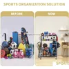 Other Sporting Goods Garage Sports Equipment Storage Organizer With Baskets And Hooks - Easy To Assemble Ball Gear Rack Holds Basket Dhosk