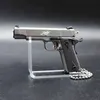 Gun Toys 1/3 Alliage Mini 1911 Modèle de pistolet Porte-clés Pendentif Détachable Faux Jouet Pistolet Pour PUBG Arme Adulte Enfants Cadeau De Noël T240309