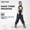 Broek vector verdikt heren en dames denim riembroeken windbestendig warm houden slijtvaste snowboarden buitensporten