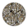 Horloges murales de luxe argent gris 3D métal sur bois motif horloge pour salon cuisine réaliste géométrique montre art accessoires