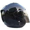 Motorradhelme Jet Scooter Half Face Helm Motorrad Capacete Casco SZ-Ram4 Schwarz Farbe 3/4 Open Summer