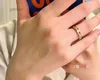 Klassieke prachtige trouwring Modeontwerper Ring Goud Zilver Kleur Geselecteerde liefhebbers Geschenken voor vrouwen Hoge kwaliteit sieradenaccessoires