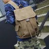 Hohe Qualität Leinwand Männer Rucksack Große Schulter Schule Tasche Rucksack Für Jungen Reisen Mode Camping Taschen Einfache 240229