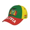 Ball Caps Unisex Bolivya Bayrak Bolivya Yetişkin Beyzbol Kapağı Patriotic Şapka Futbol Hayranları Erkek Kadınlar