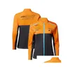 Motorkleding F1-racepak Lente en herfst Nieuwe hoodie met korte mouwen T-shirt aangepast met dezelfde drop-levering Auto Dh4Nz