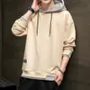 Spring Hoodie Hooded Hat Thermal Thick Pullover Men Autumn Winter Male Clothes 240301