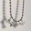 Pendant Necklaces Dainty Dog Bone Necklace Vintage Clavicular Chain Accessory Neck Jewelry