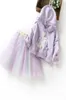 Retailwhole baby tracksuit girls outfits children 2pcs set cartoon horse Pulloverrainbow skirt Designers Clothes Kids boutiq4309516