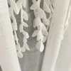 Curtain European Lace Tulle Short White Transparent Wave Small Home Kitchen Bedroom Door Decoration