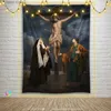 Tapissries Jesus Tapestry Christ Wall Art Angel Bedroom vardagsrum Dekor kloka män Bohemian jungfru Maria Mary vägg hängande hem dedoration t240309