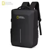 National Geographic Antift Laptop Bag Wodoodporny ładowanie USB 15 6 -calowy dzień Mochila Eva Protection 220309329B