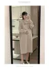 Moletons Estilo Coreano Outono e Inverno Novo Vestido Camisola das Mulheres Grávidas Pulôveres Com Capuz Side Split Maternidade Hoodies Moletons Longos