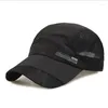 Ball Caps Sneldrogende zonnehoed voor heren en dames Outdoor Mesh Ademende pet met klep