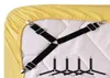 Adjustable Triangle Bed Sheet Clips Straps Gripper Blanket Suspender Fitted Sheet Fasteners Holder Home Practical Tool 14pcs set32905544