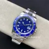 Vs Factory Mens Watch Ceramic Bezel 40mm Blue Dial Cal 3135 Movement Automatic Mechanical 116619 Luminous Sapphire Glass Eta Diving Super Version Sports Watches