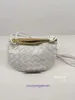 Bottgs's Vent's Sardine Designer Tors Torby w sprzedaży Nowa mini sardyna torba mini przekątna ręcznie tkana torba dla kobiet z prawdziwym logo 09zh