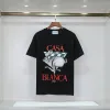 24ss mens designer de qualidade camiseta Leeter imprimir manga curta homem tripulação pescoço antes e depois da impressão moda streetwear casablanc s-3xl tops tee