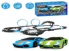 Racing Track Double Remote Control Car Electric Toy Car Interactive Track Autorama Circuit Voiture Railway Toy for Boy Children LJ4907001