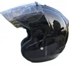 Casques de moto Jet Scooter Demi-Casque Moto Capacete Casco SZ-Ram4 Couleur Noir 3/4 Ouvert Été